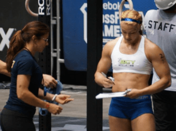 This was me at regionals - you can see what I am talking about as far as physical body difference